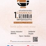 Uluslararası Çanakkale Seramik Sempozyumu Başlıyor